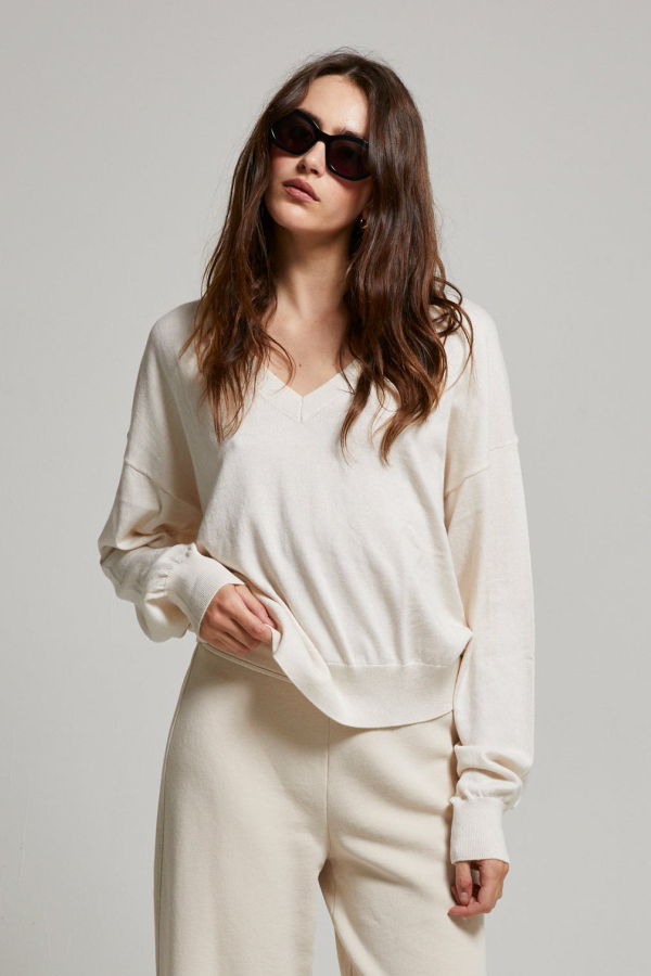 Asher Alice Cotton Cashmere Sweater