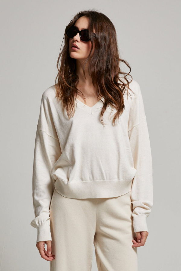 Asher Alice Cotton Cashmere Sweater