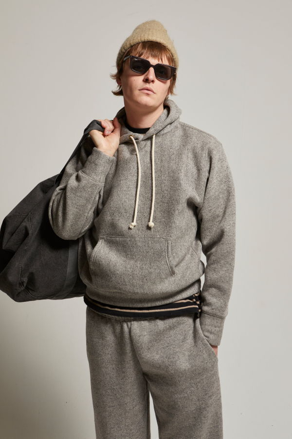 Asher Jaxon Hoodie - Heather Noir