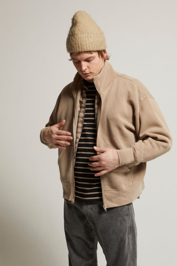 Asher Jean Collar Jacket Sweatshirt