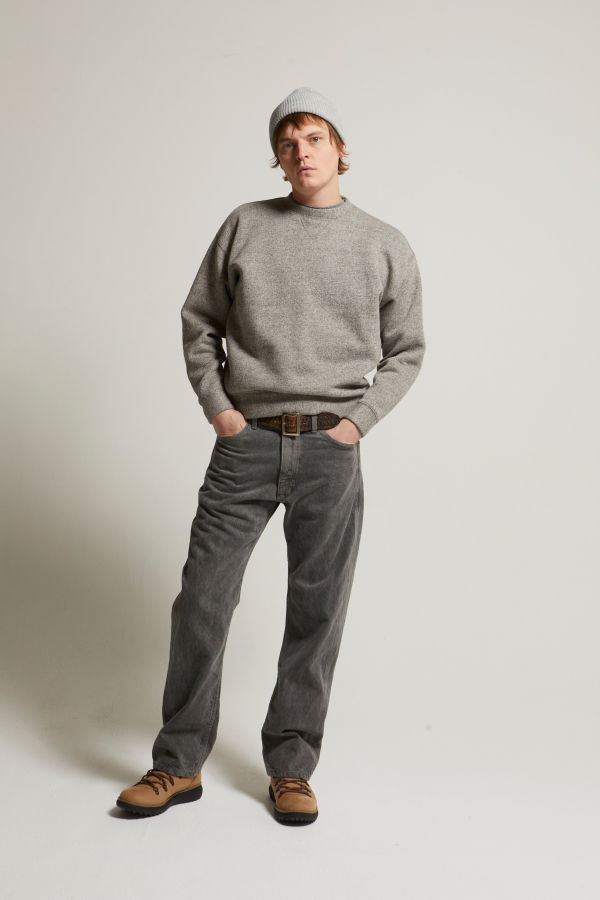 Asher Kane Crewneck Sweatshirt - BLACK NOIR