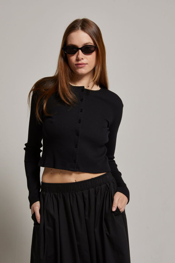 Asher Kennedy Ribbed Cardigan