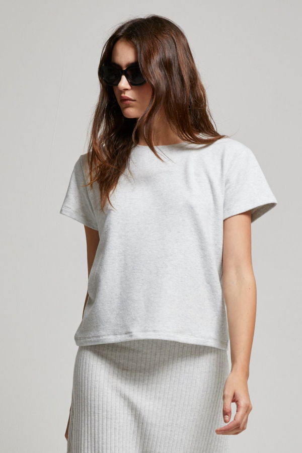 Asher Mabel Brushed Sweater Tee
