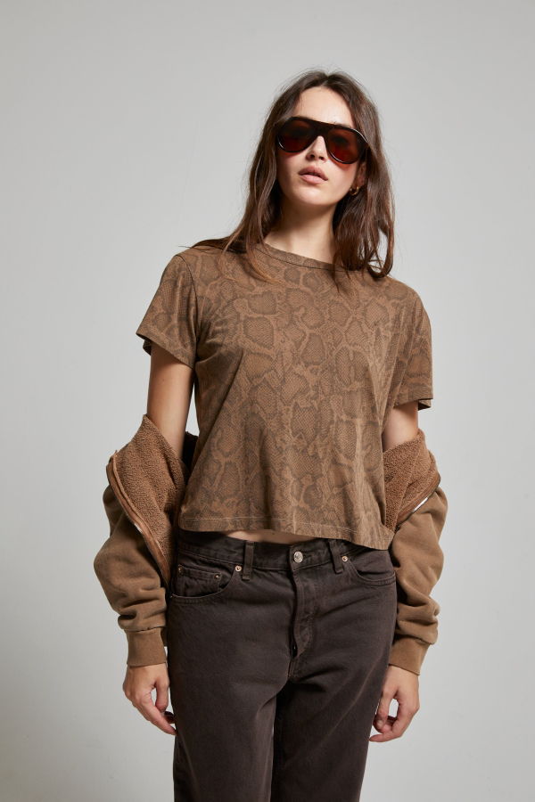 Asher Marielle Python Printed Tee