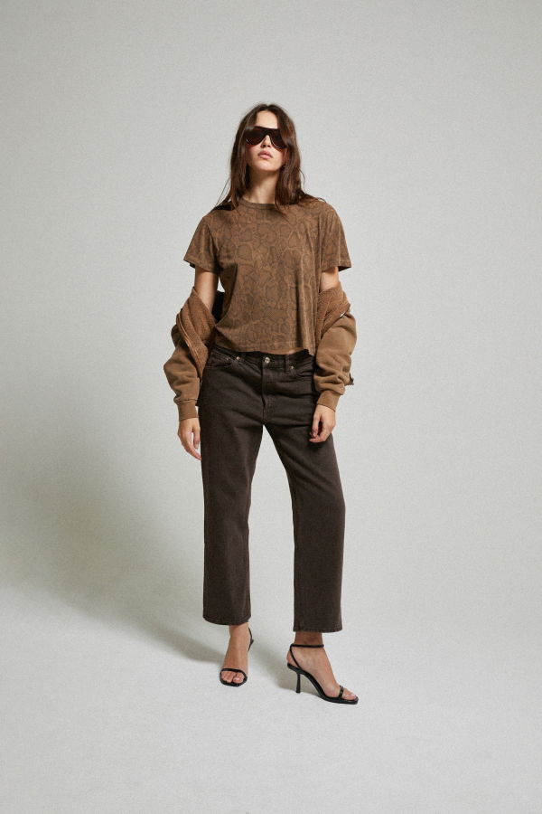 Asher Marielle Python Printed Tee