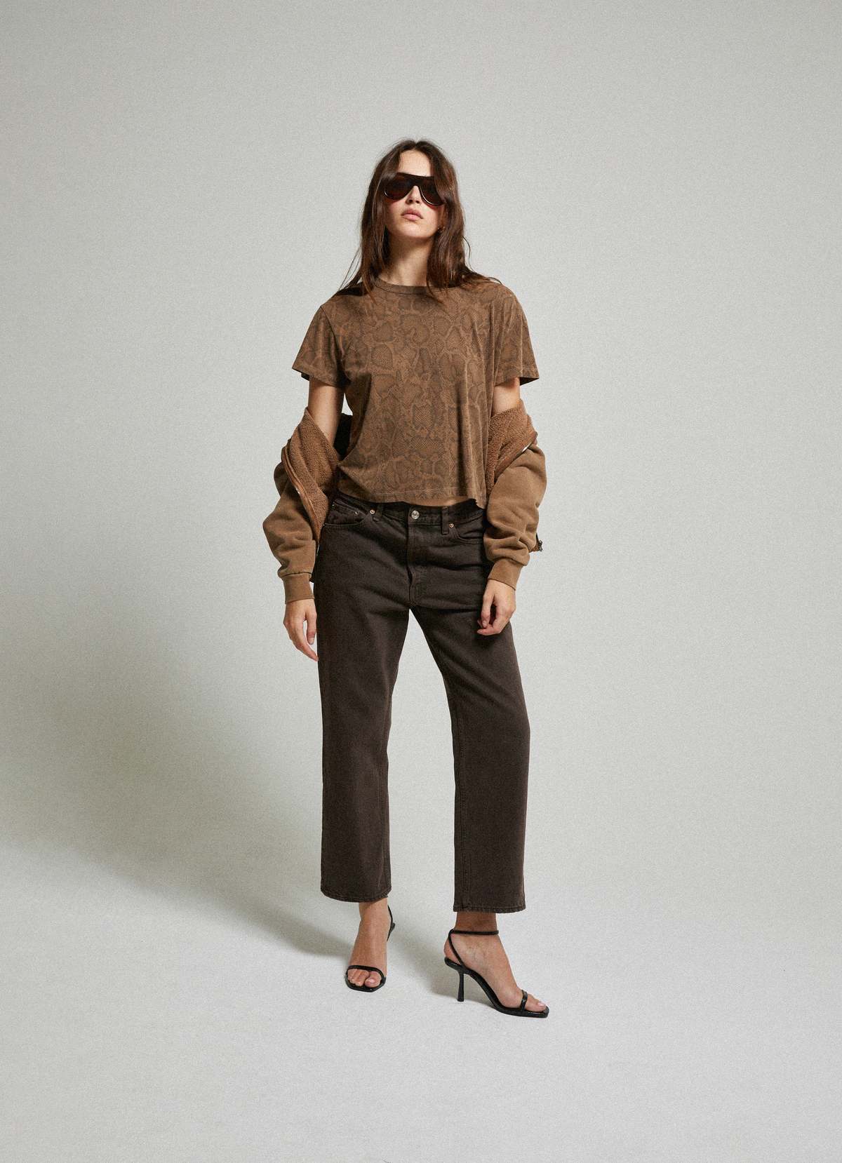 Asher Marielle Python Printed Tee - Image 2 of 5