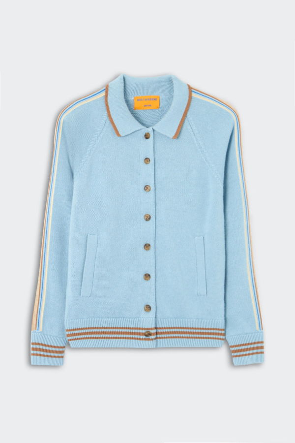 Guest in Residence Varsity Jacket Sky Jacket - Blue
