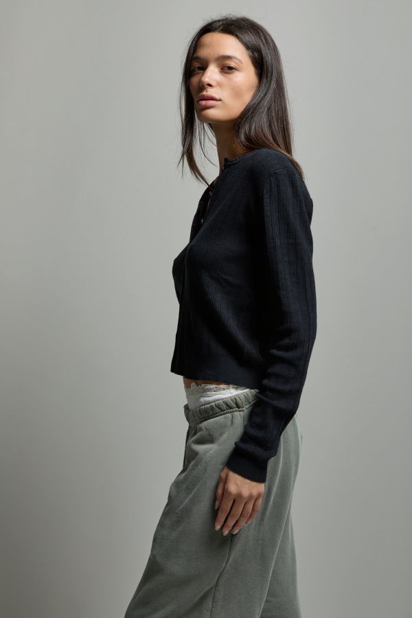 Asher Pipa Pointelle Cardigan