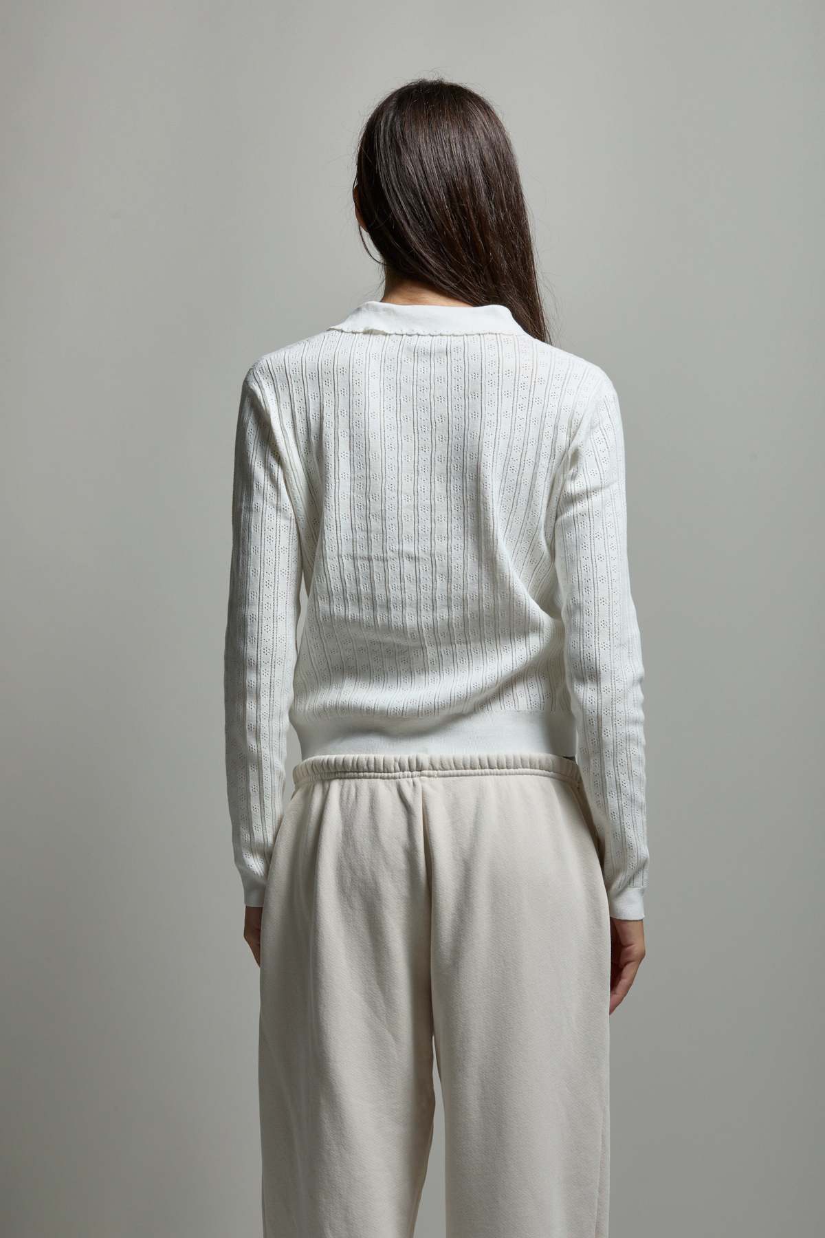 Asher Presley Pointelle Polo - Image 8 of 10