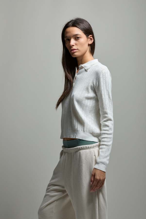 Asher Presley Pointelle Polo