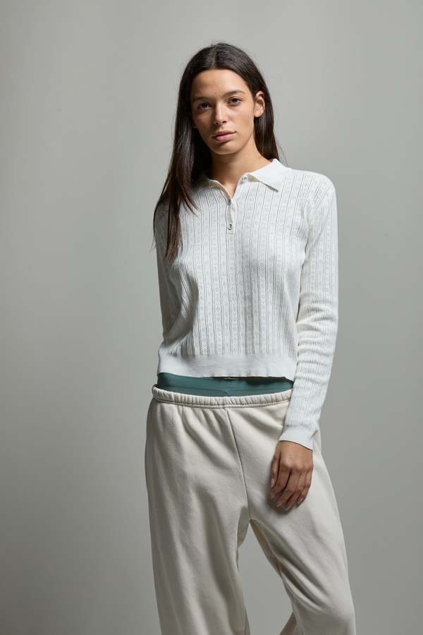 Asher Presley Pointelle Polo