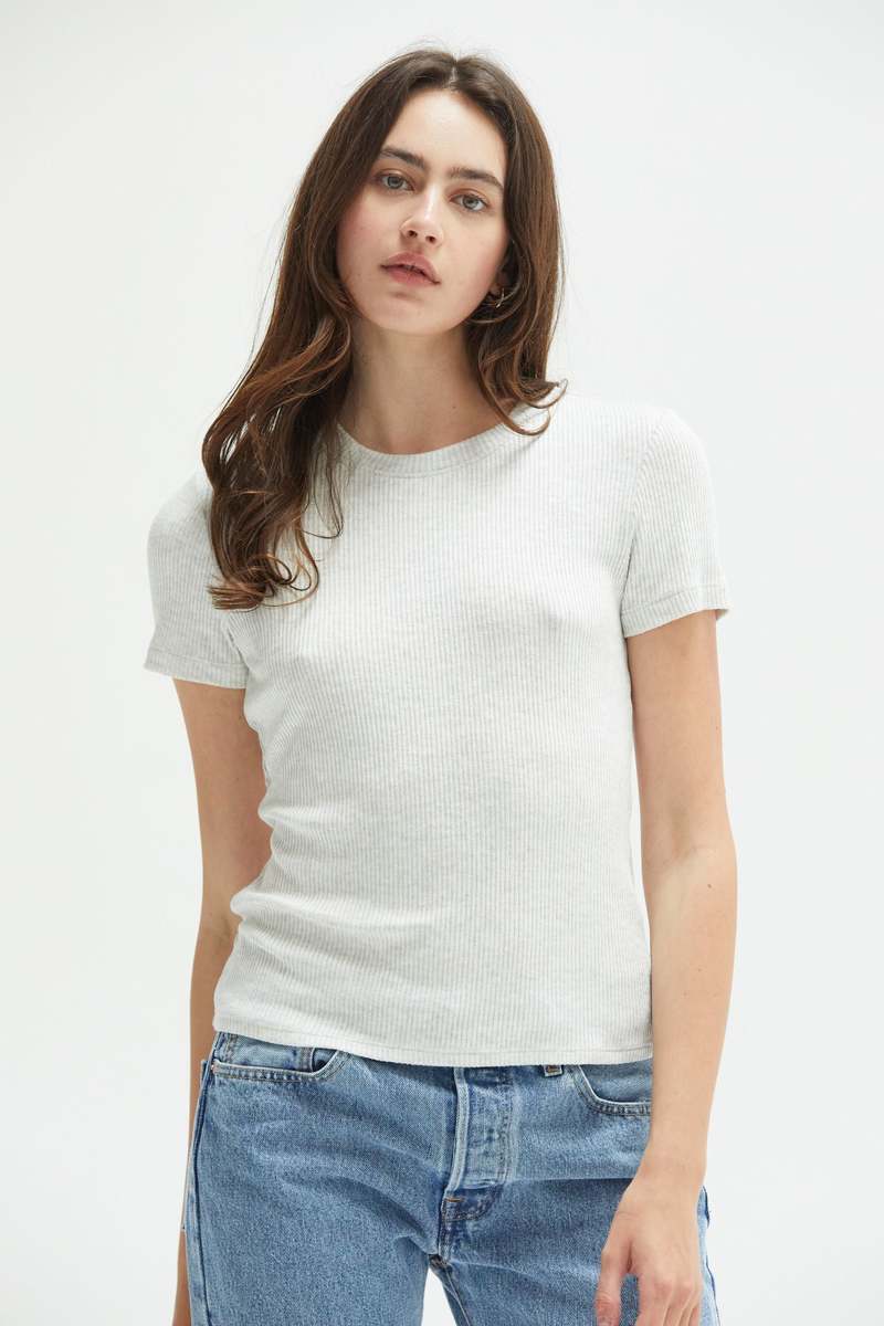 Asher Remi Ribbed SS Tee