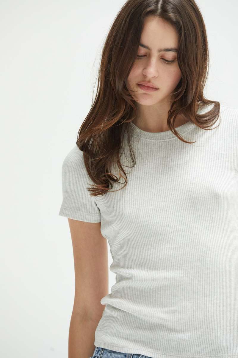 Asher Remi Ribbed SS Tee