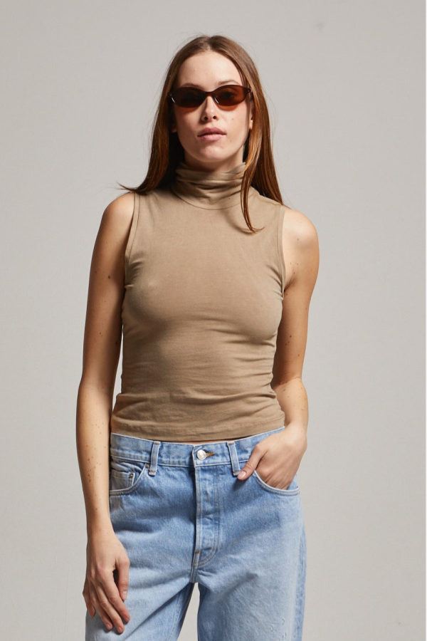 Asher Tessa Turtleneck Tank Top