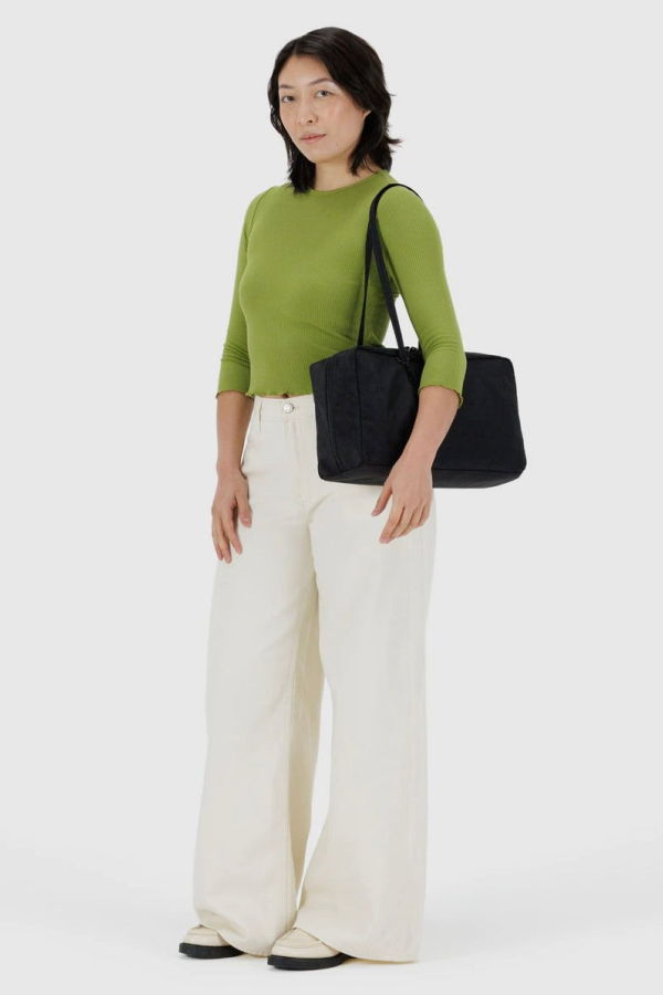 BAGGU Medium Nylon Bowler Bag