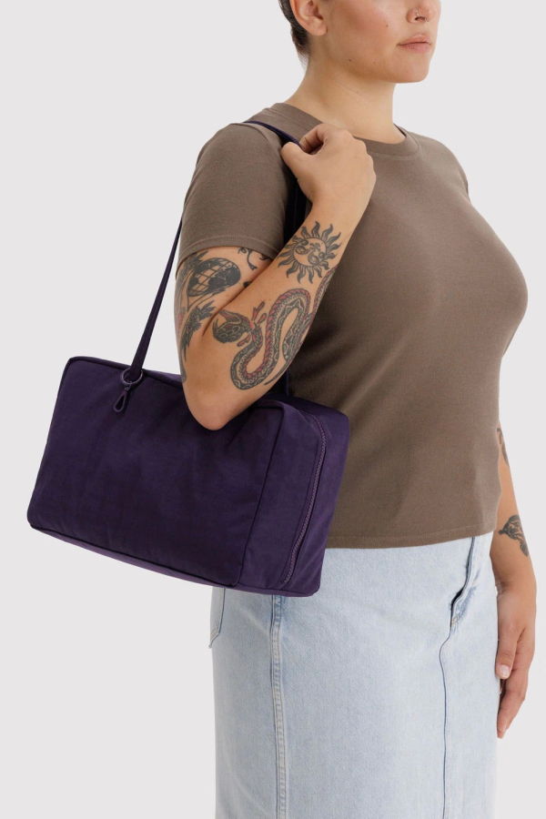 BAGGU Medium Nylon Bowler Bag