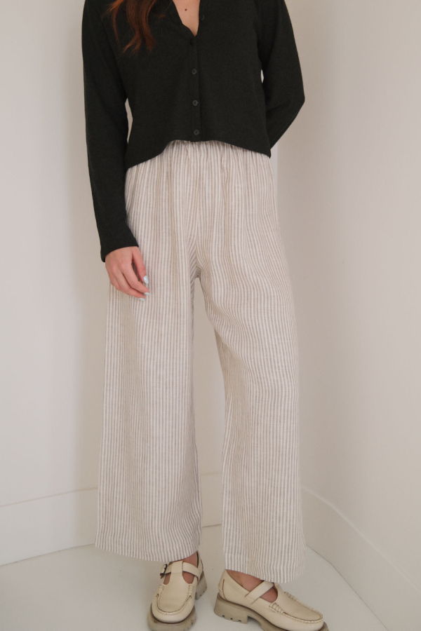 harly jae Aura Pants - Stone Stripe