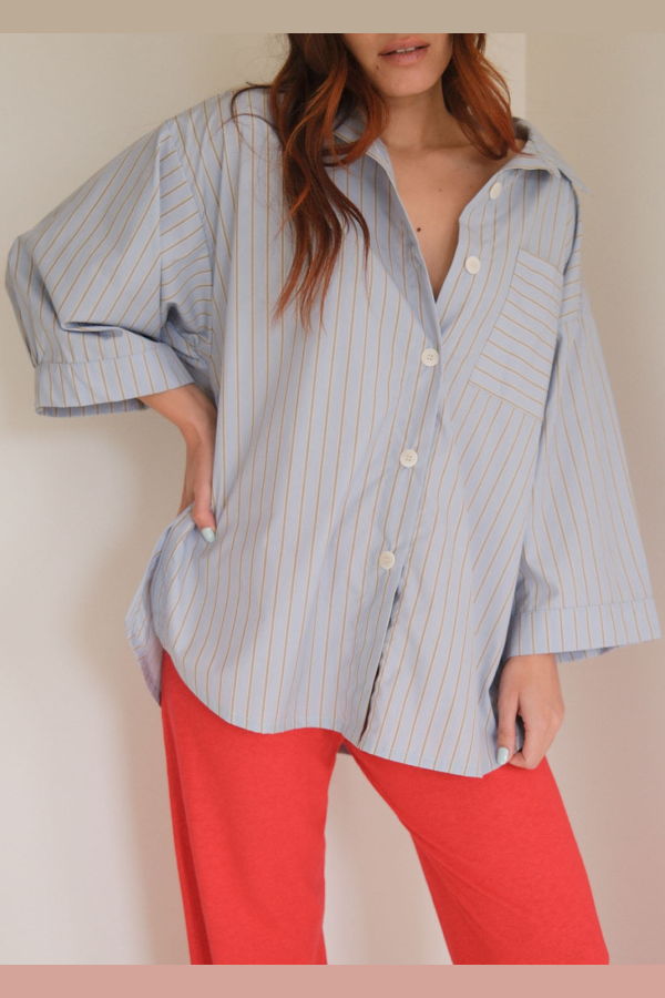 harly jae Haven Blouse - Editor's Stripe