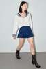 Fashion Brand Company Sailor Soft Linen Crop Top - Thumbnail 2