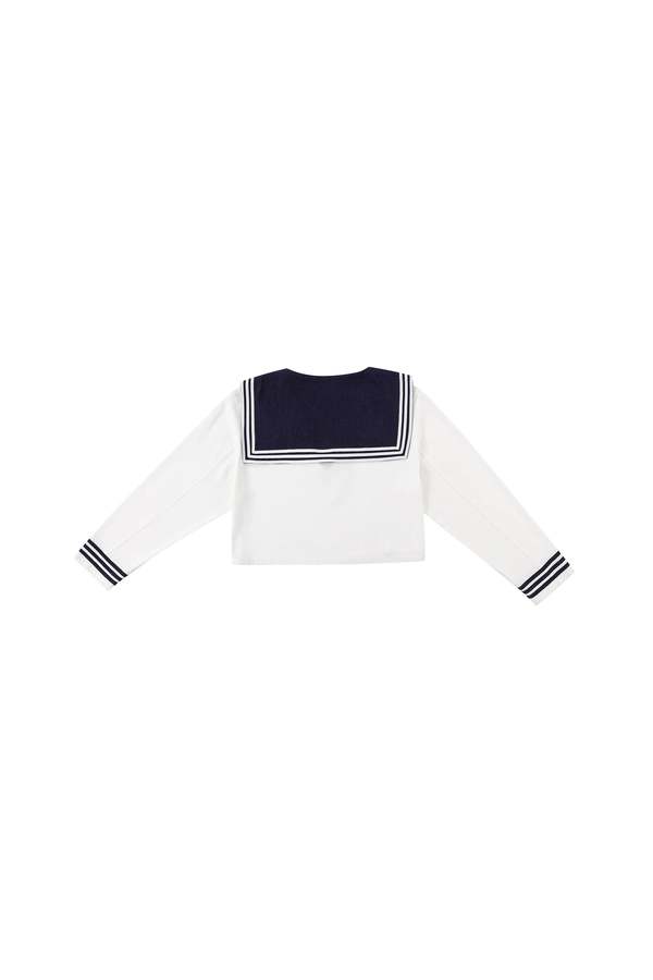 Fashion Brand Company Sailor Soft Linen Crop Top