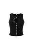 Fashion Brand Company Unbuttoned Tencel Rib Tank Top - Thumbnail 2