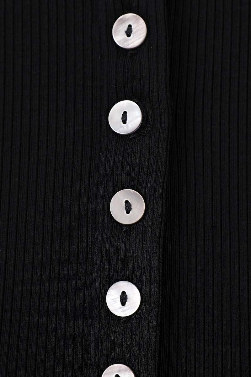 Fashion Brand Company Unbuttoned Tencel Rib Tank Top