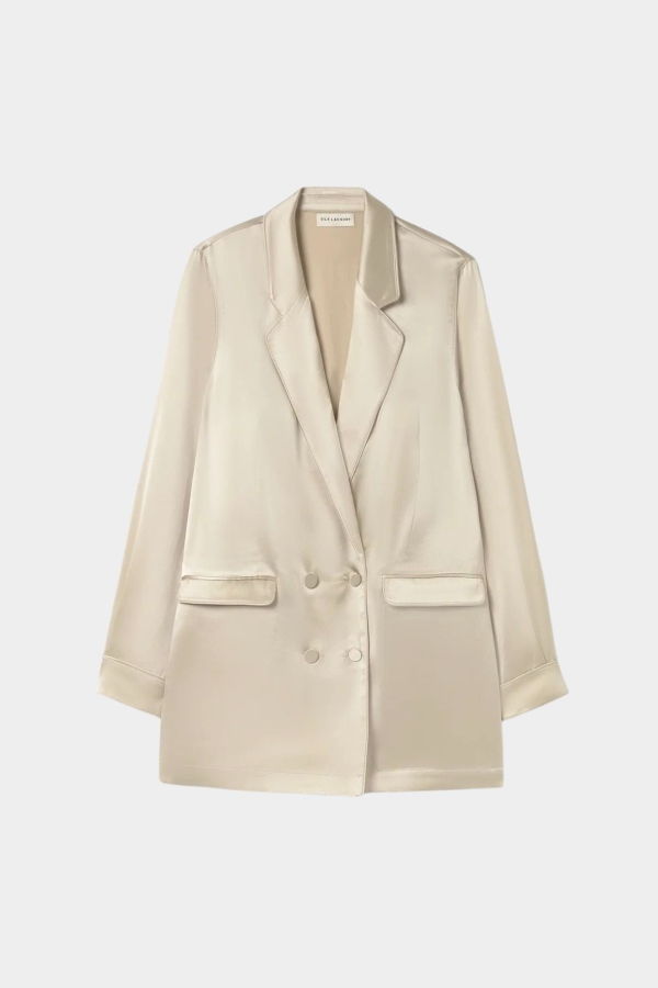 Silk Laundry Relaxed Blazer - Hazelnut