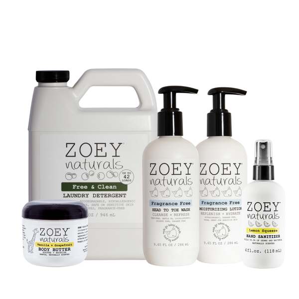 Zoey Naturals Clean and Gentle Essentials Kit Zoey Naturals Clean and Gentle Essentials Kit
