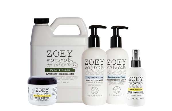 Zoey Naturals Clean and Gentle Essentials Kit