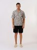 Universal Works Road Shirt - Ecru Black Kantha Flower - Thumbnail 4