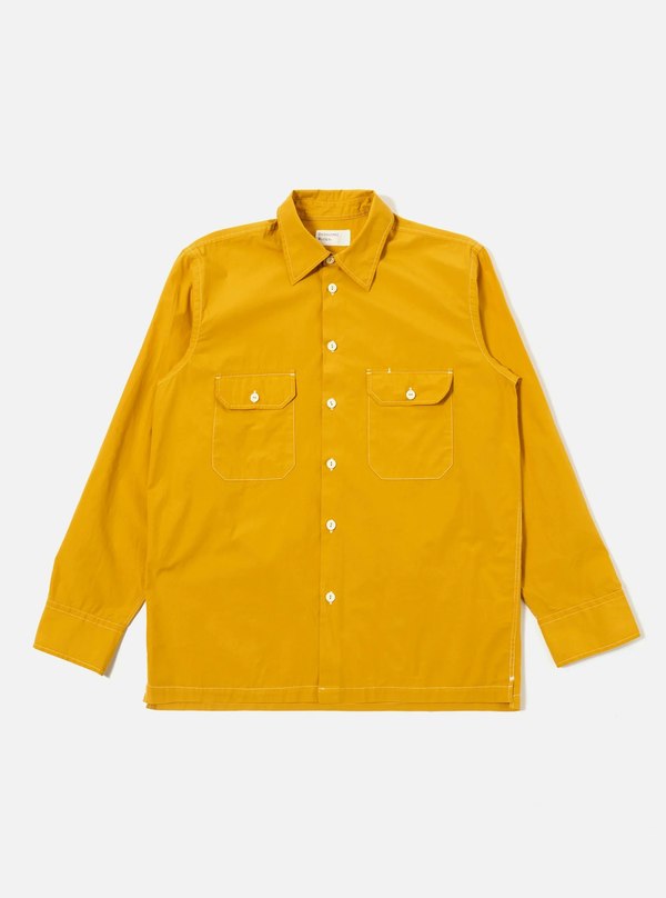 Universal Works CPO Shirt Organic Fine Poplin - Golden Brown
