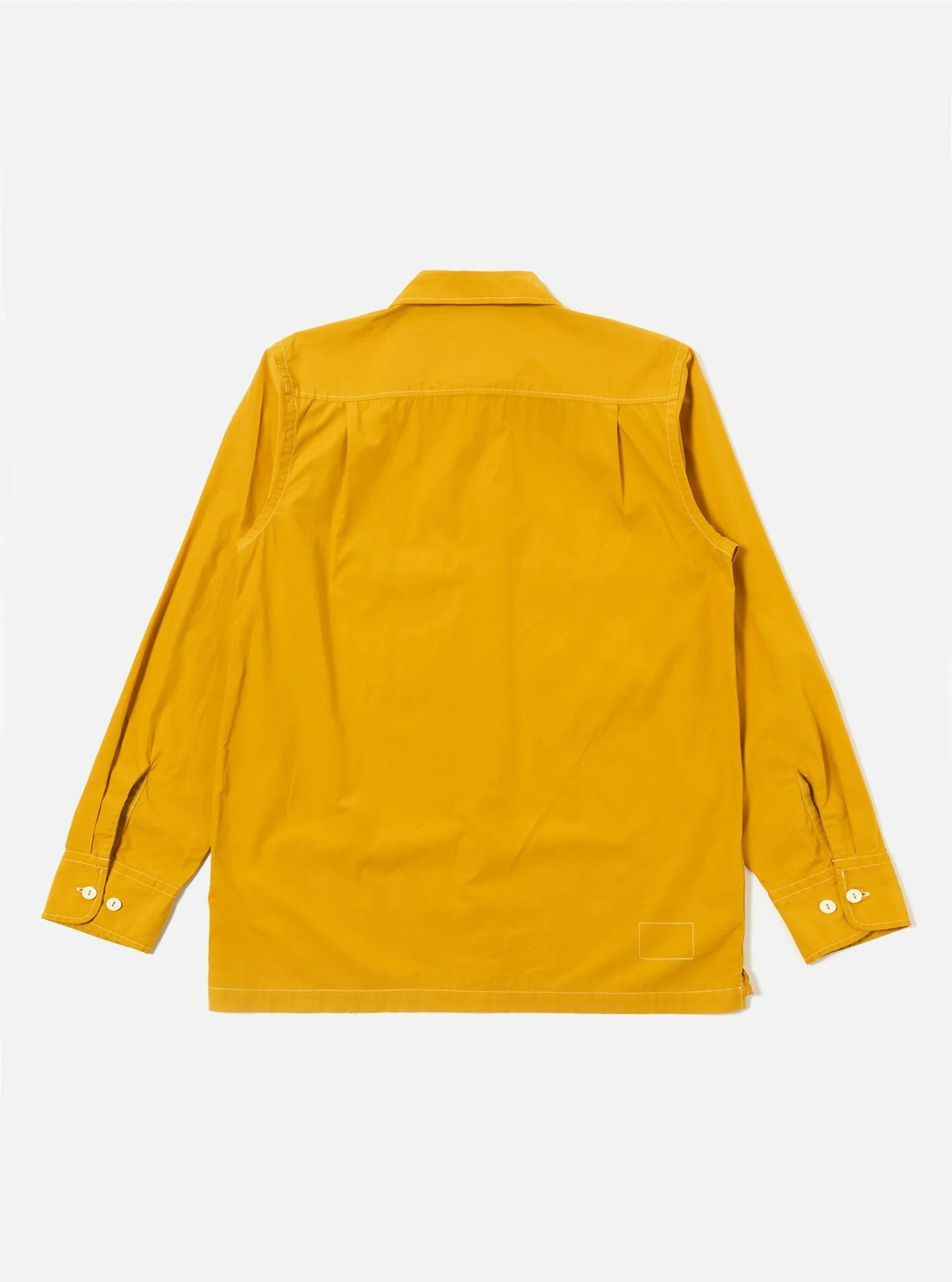 Universal Works CPO Shirt Organic Fine Poplin - Golden Brown - Image 8 of 8