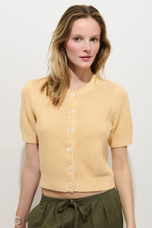 Alex Mill Elle Cardigan in Linen Cotton