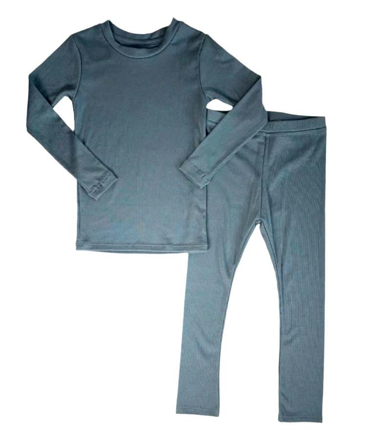 KIDS Spring Riot Tencel Ribbed Pajama Set