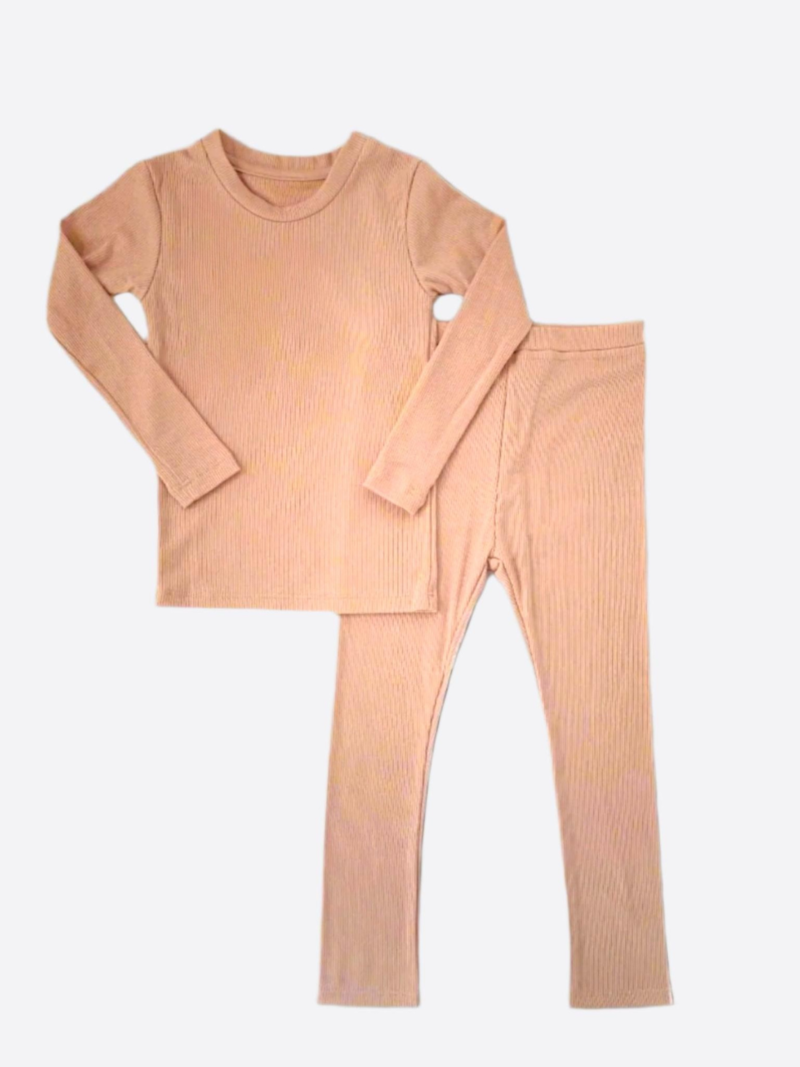 KIDS Spring Riot Tencel Ribbed Pajama Set