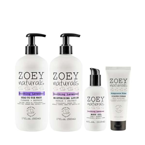 Zoey Naturals Soothing Lavender Newborn Kit Zoey Naturals Soothing Lavender Newborn Kit