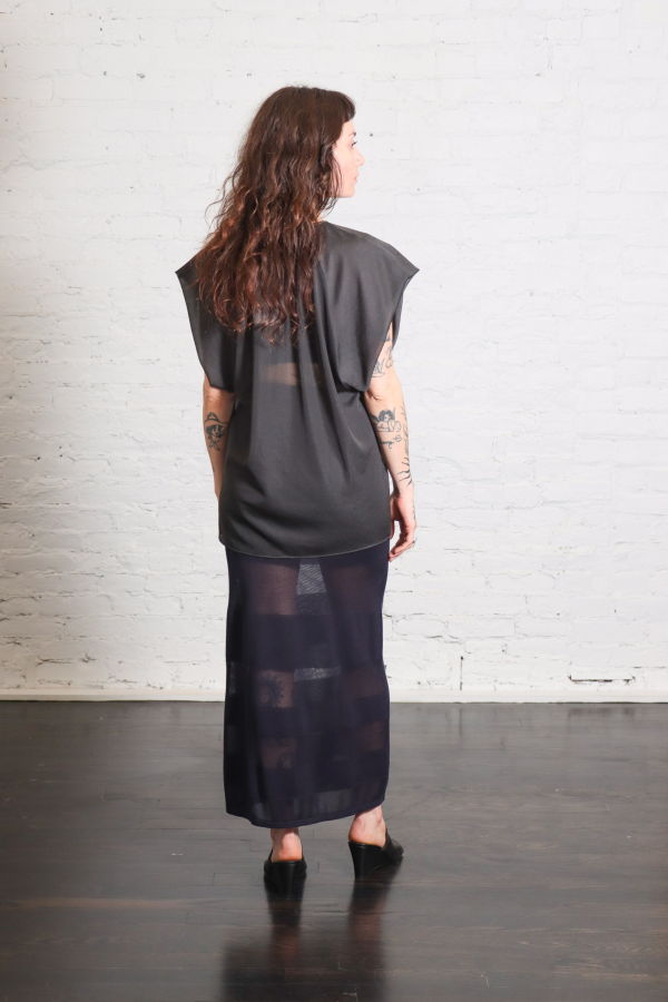 Alysi Blusa Girocollo Top - Lavagna