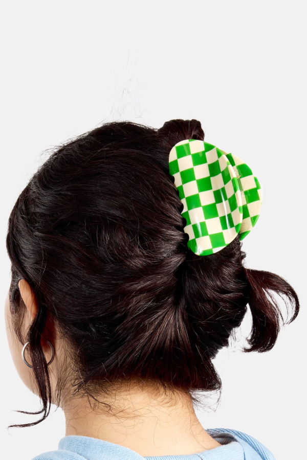 Chunks Checker Claw Hair Claw