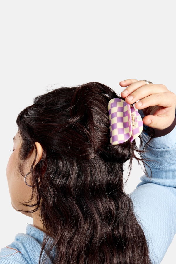 Chunks Checker Claw Hair Claw