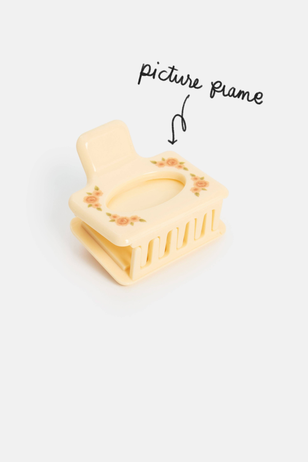 Chunks Midi Box Claw in Vintage Frame Hair Claw