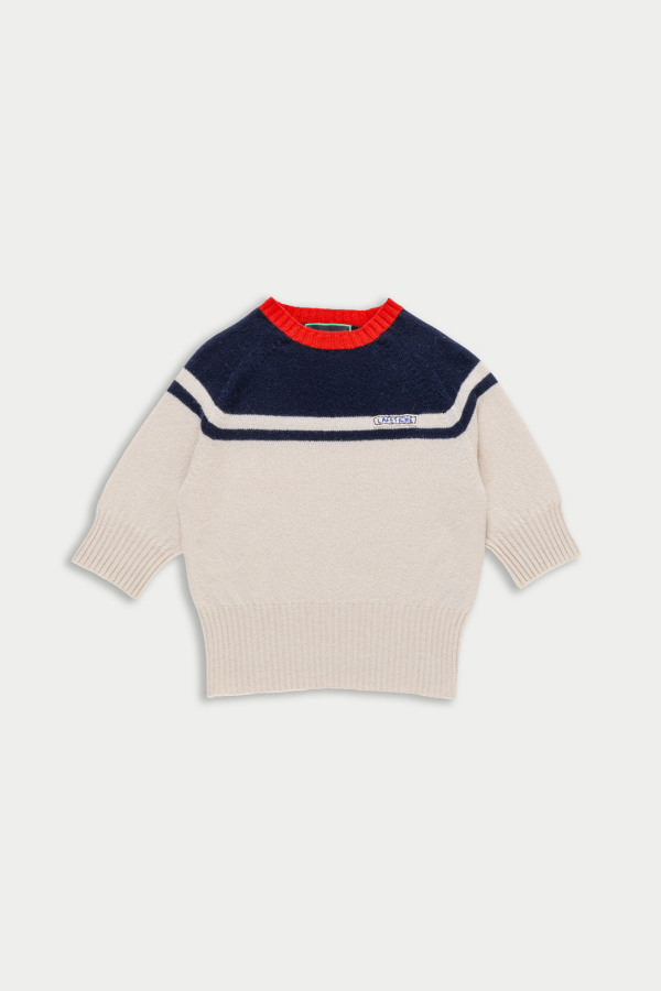 LA FETICHE ADY 3/4 Sleeve Crewneck Sweater