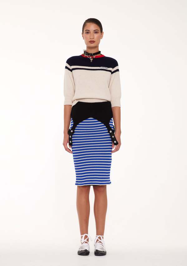 LA FETICHE ADY 3/4 Sleeve Crewneck Sweater