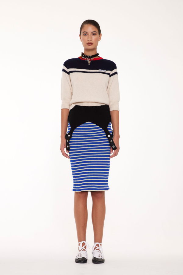 LA FETICHE ADY 3/4 Sleeve Crewneck Sweater