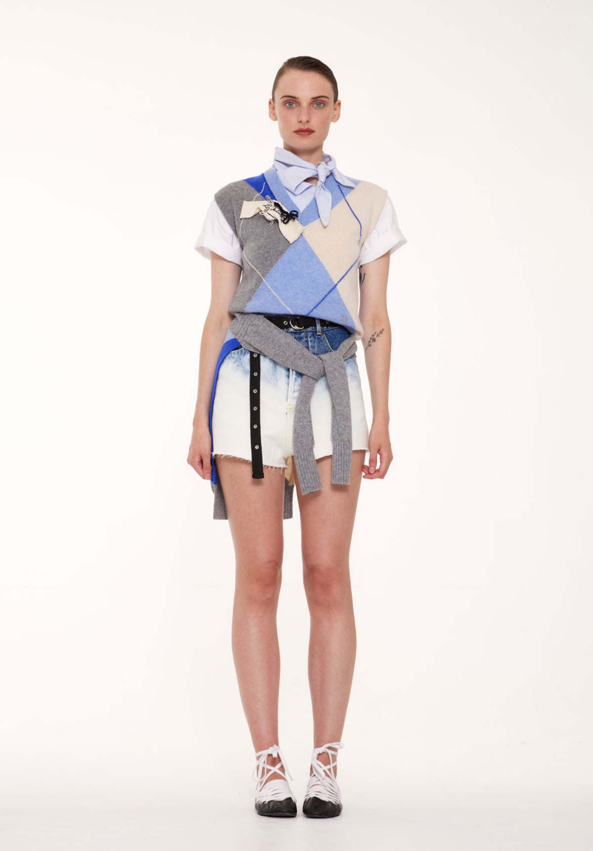 LA FETICHE Bryce Argyle Vest - Image 3 of 3