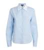 Rag & Bone Dayton Poplin Shirt Pale Blue Stripe - Thumbnail 4