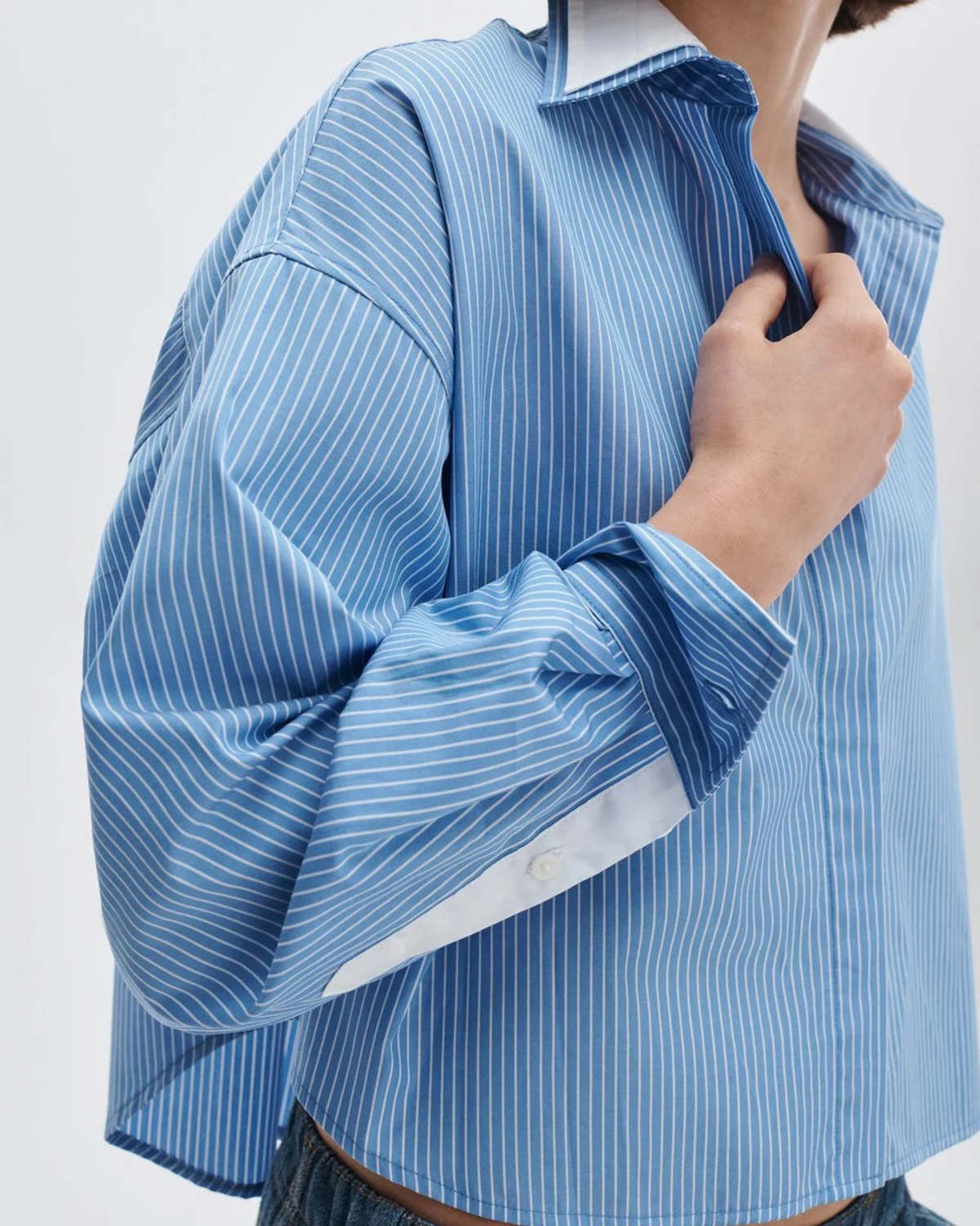 Rag & Bone Marin Striped Combo Shirt - Image 3 of 6