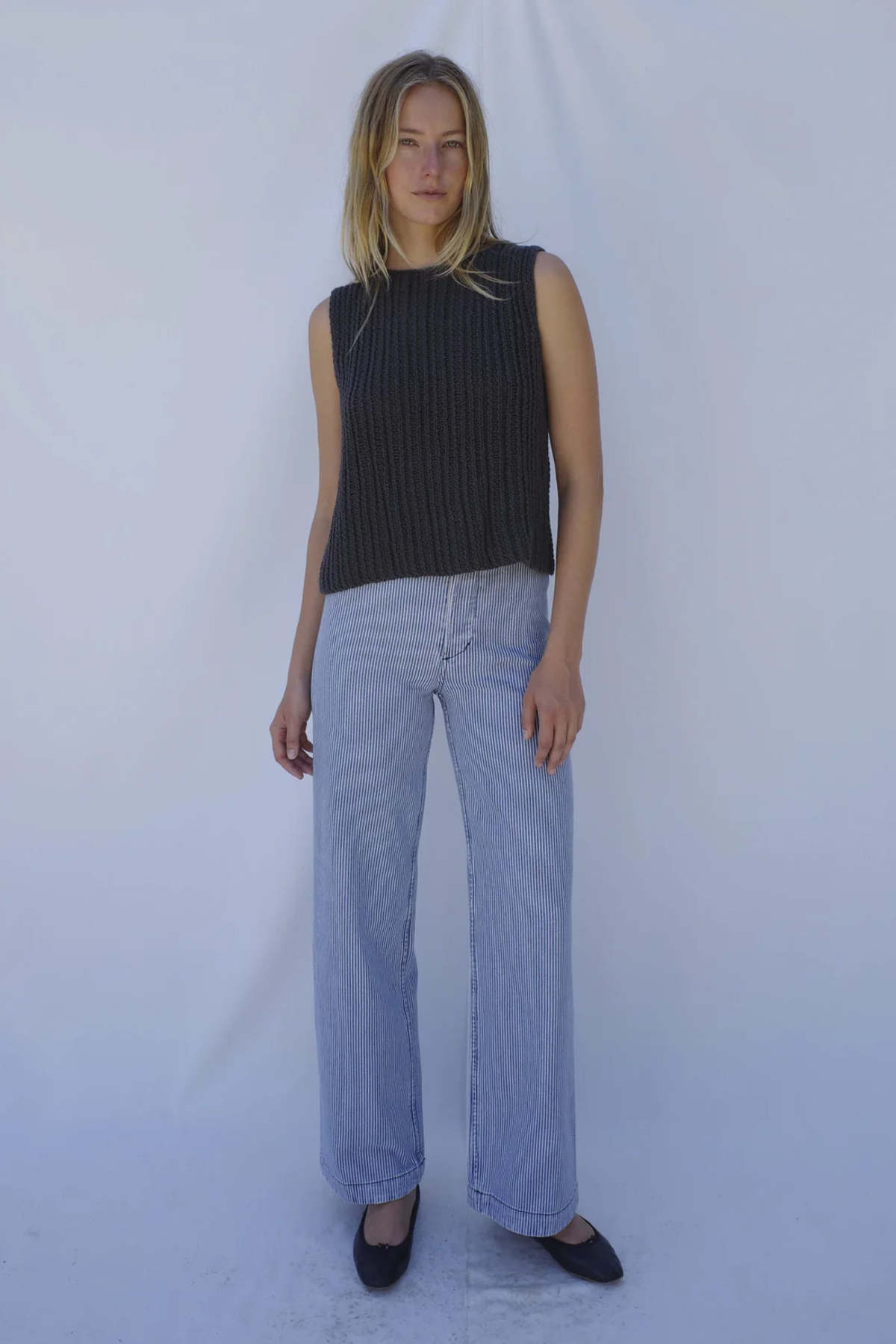 Emma Rothkopf Picnic Pant - Railroad Denim - Image 1 of 4