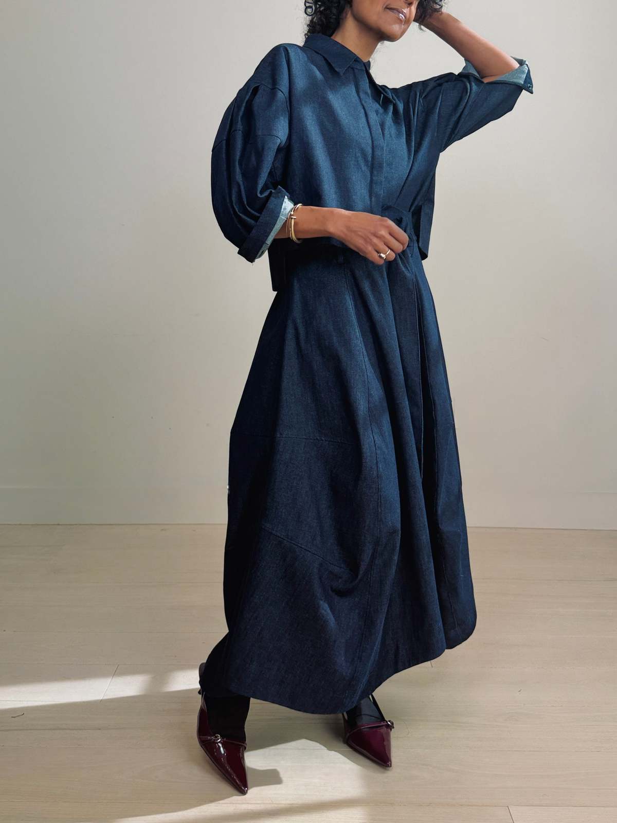 Yesaet Louam Denim Skirt - Image 5 of 9