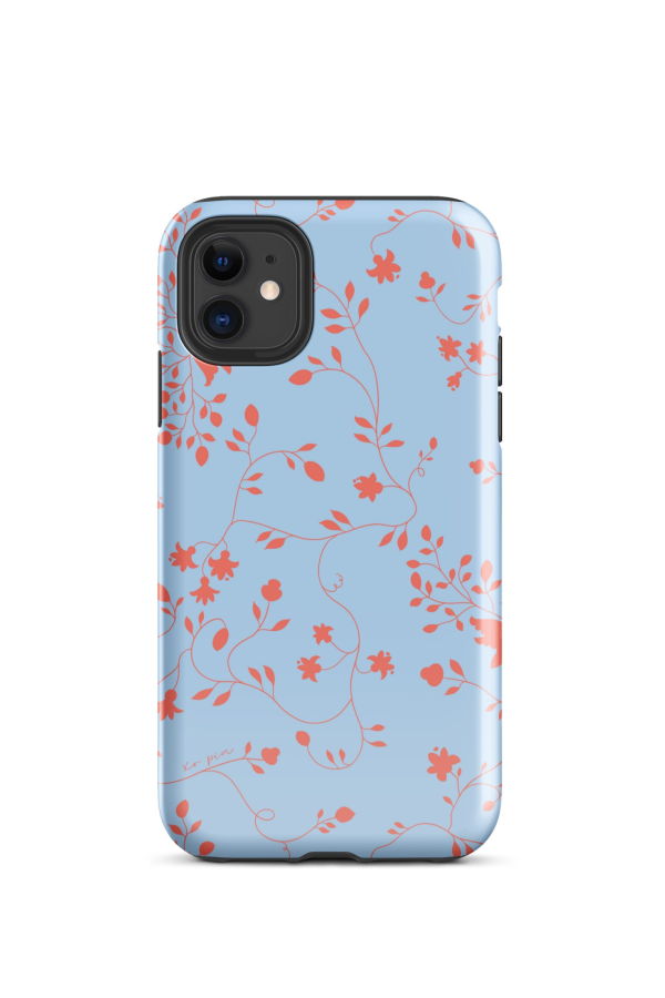 PILLOWPIA Wild Clematis Tough Case for iPhone - Periwinkle