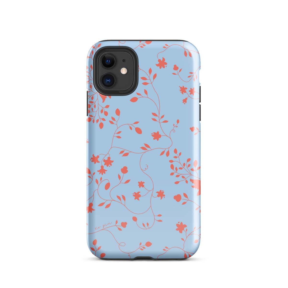 PILLOWPIA Wild Clematis Tough Case for iPhone - Periwinkle - Image 1 of 15